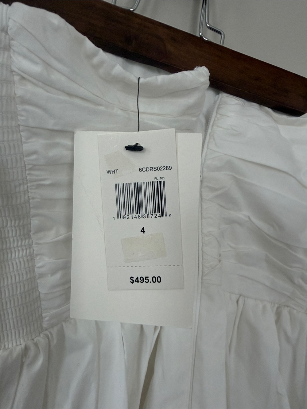 A.L.C. Strapless White Midi Dress - Picture 5 of 5